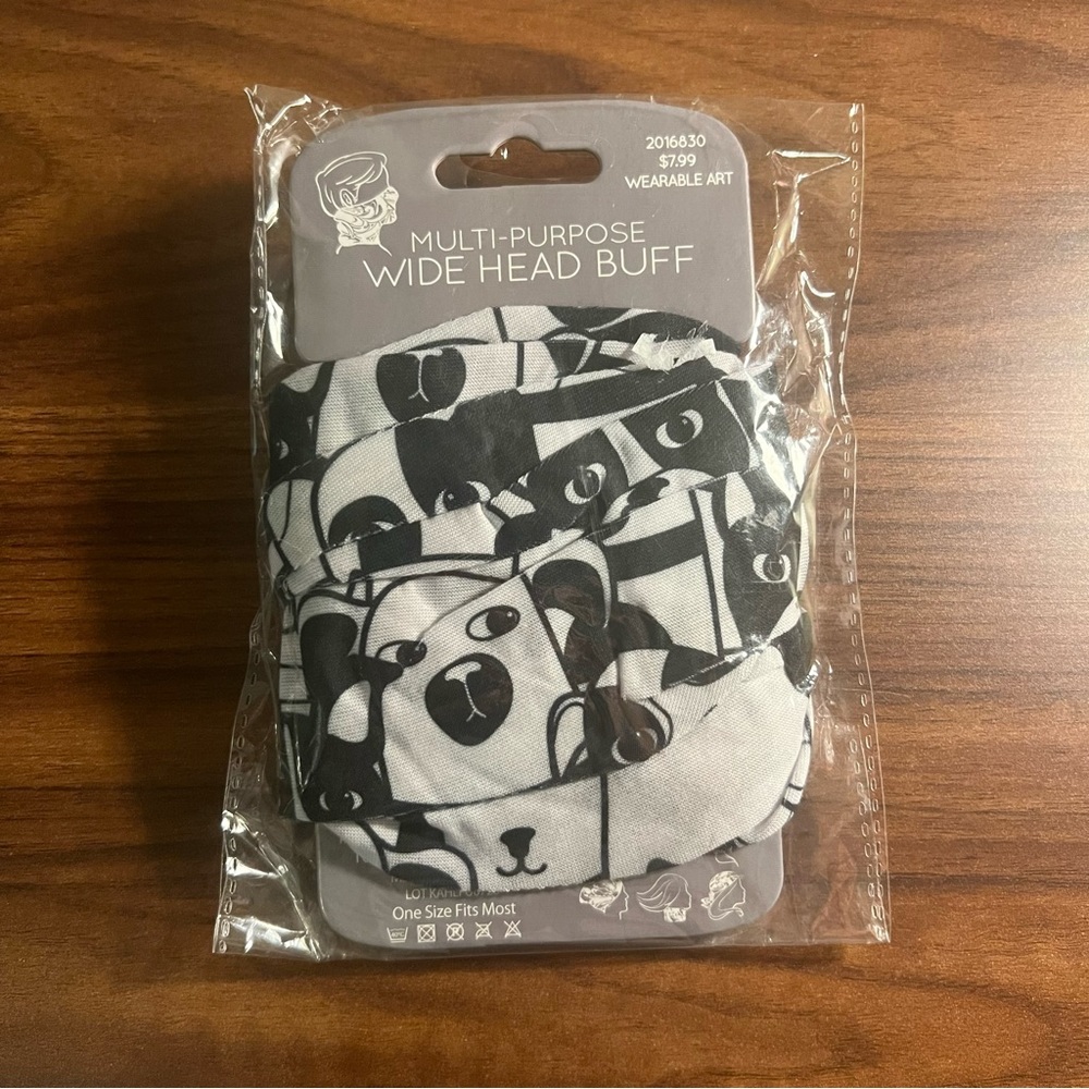 Multipurpose Wide Head Buff Wearable Art